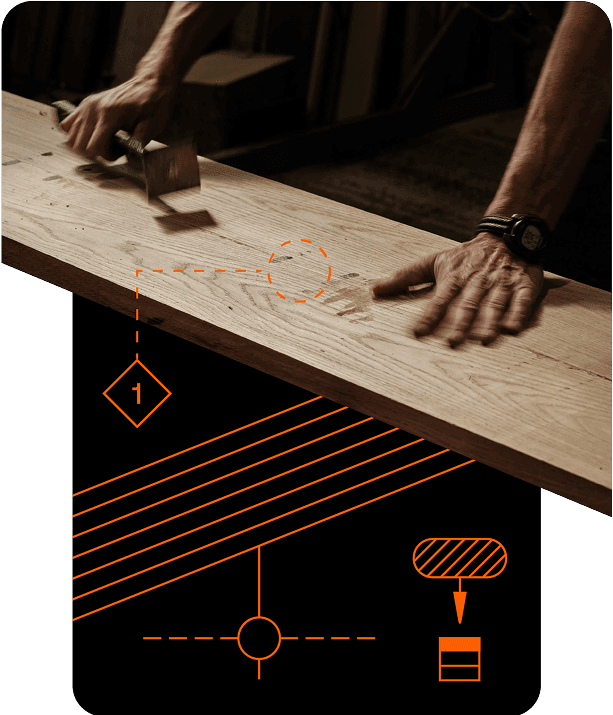 Trades business owner reviewing operations on a tablet