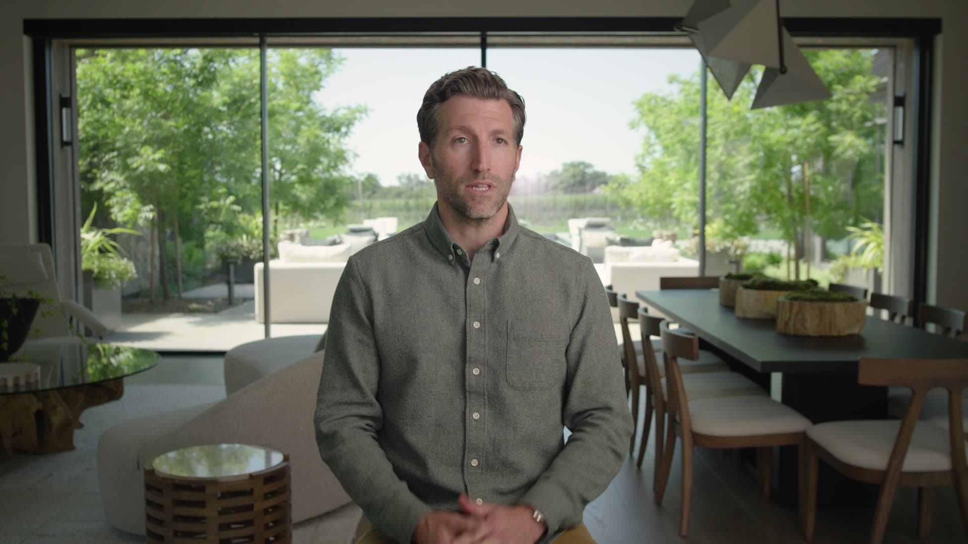 Vine Homes co-founder Peter Hamilton in one of the company's Napa homes